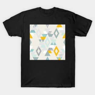 Modern Southwestern Adobe Style in Blue T-Shirt